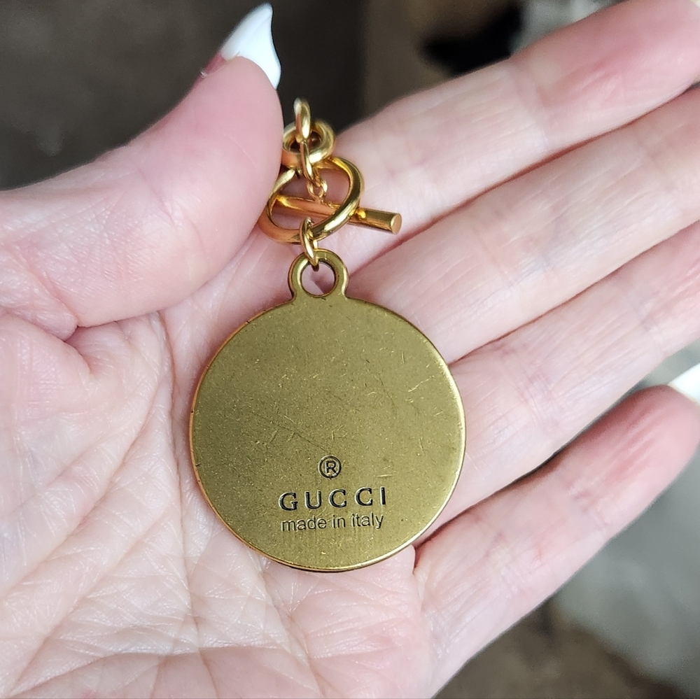 Gucci - Repurposed Bee Charm Necklace Black - Picture 2 of 2